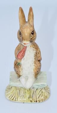 BESWICK ENGLAND Beatrix Potter Fierce Bad Rabbit 1977 Ceramic Figurine